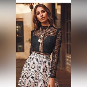 HelloMolly NOT THAT EASY BODYSUIT BLACK size S